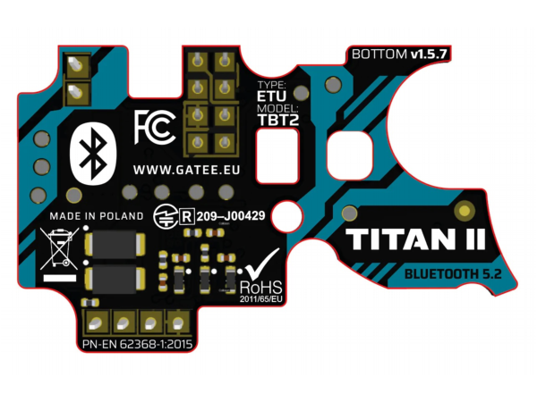 GATE: 電子トリガー GT-TBT2-AF TITAN２Bluetooth Ver.2 前方配線