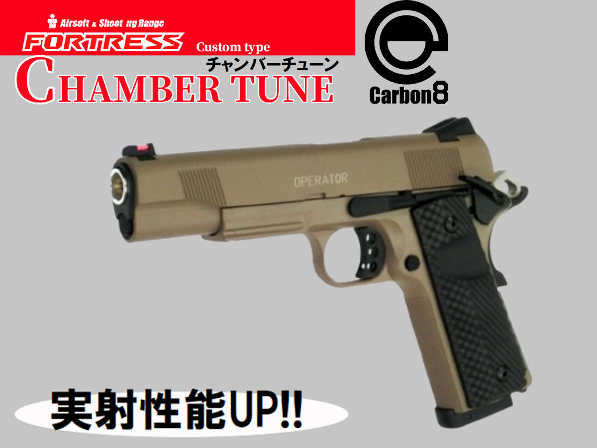 持込用カスタムオーダー】Carbon8 M45 CQP/DOC CO2ガスブローバック 