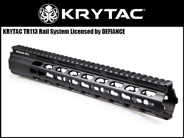 KRYTAC:KRYTAC電動ガン DEFIANCE TR113 Keymod キーモッドハンドガード 