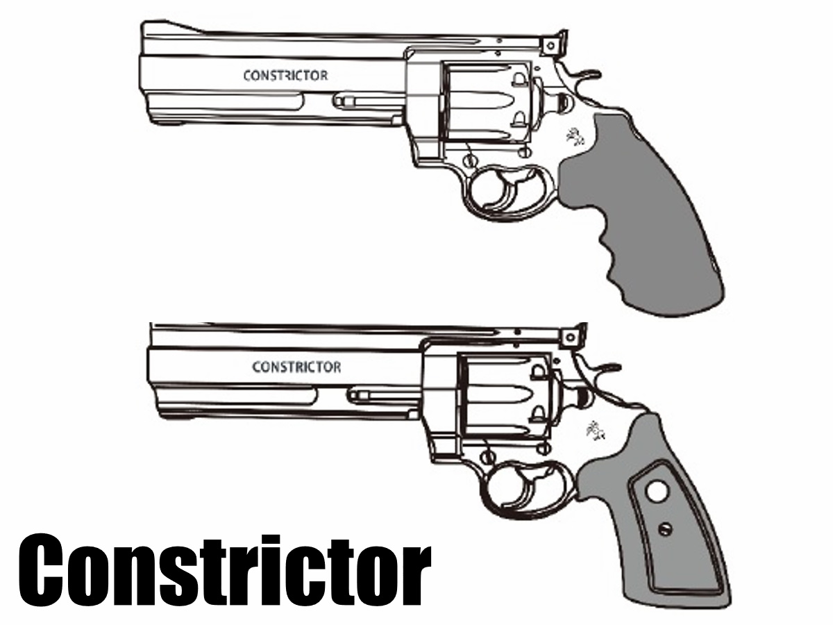 （新製品予約 2月頃 10/26締切）マルシン:6mmBBガスリボルバー COLT ANACONDA コンストリクター 新型パッキンXカート式