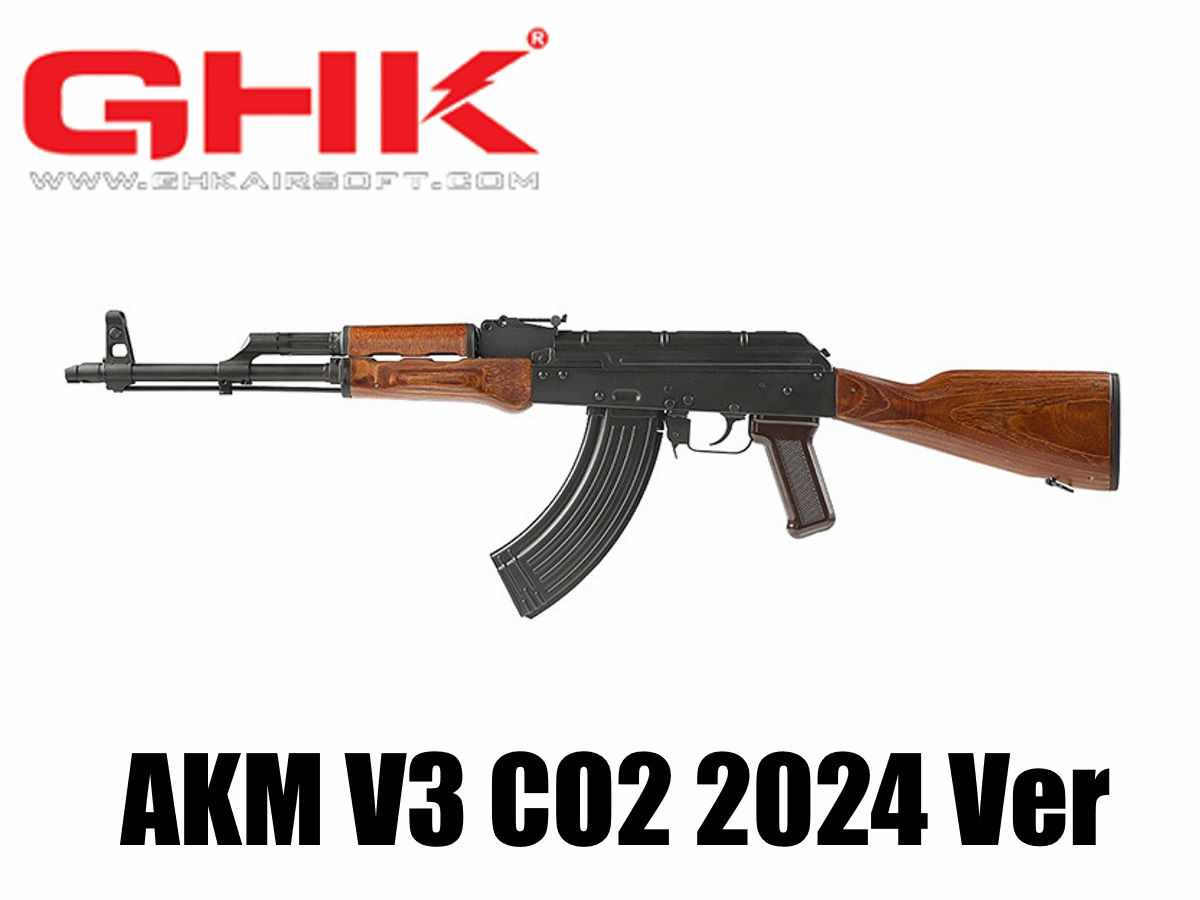 GHK: COガスブローバック本体 ghk-akm-v3-co2 AKM V3 2024 JP ver 